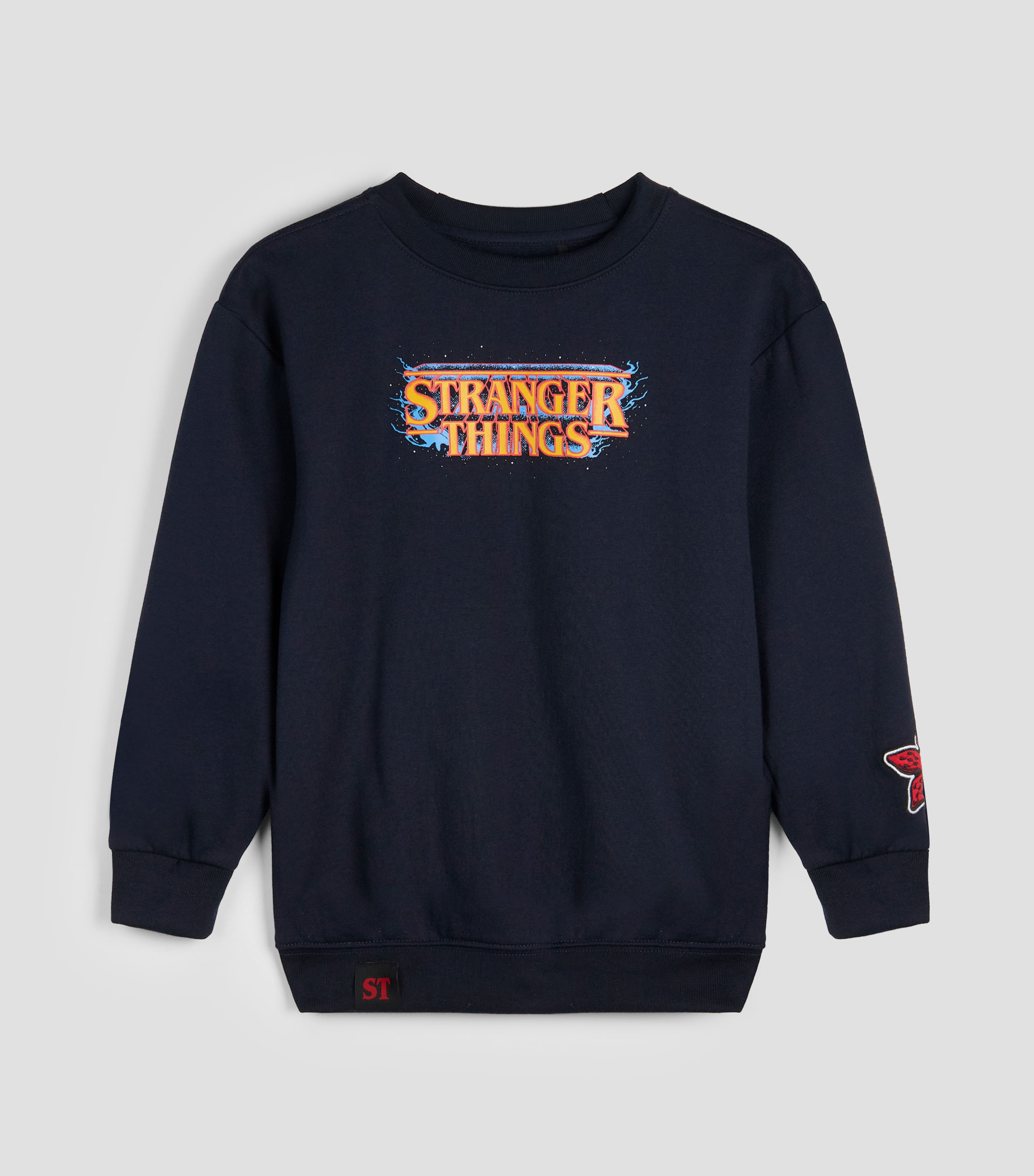 Sudadera cuello redondo manga larga Stranger Things Niño